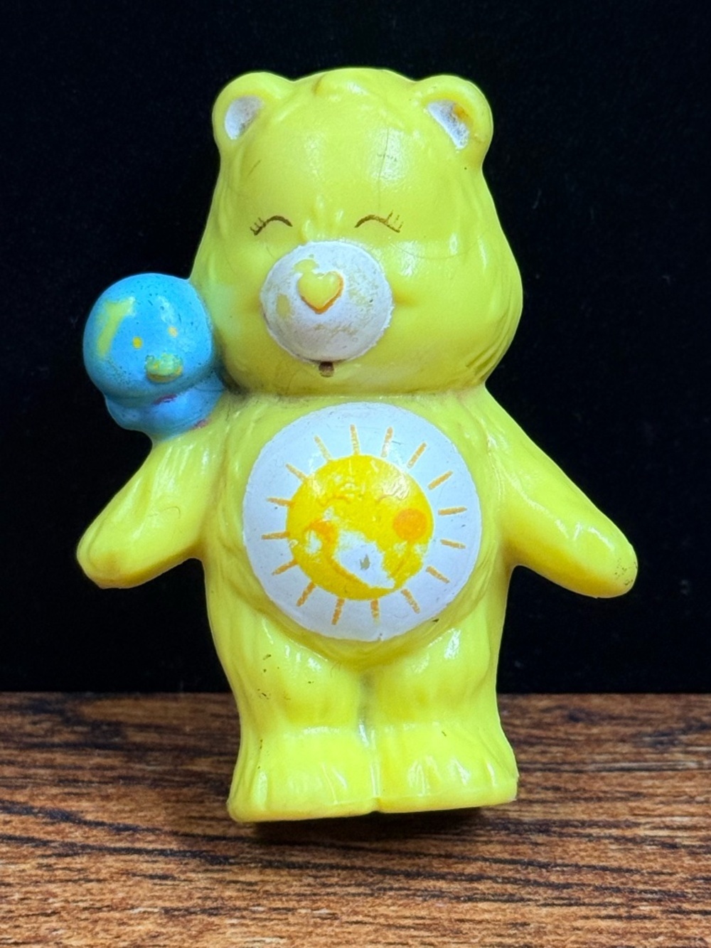 1983 Funshine Bear Care Bear Miniature Figure